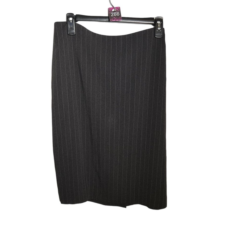 ANNE KLEIN Dark Grey A-line Skirt Size 16 NWT